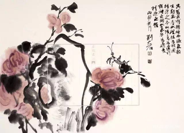 刘大石：安处草堂 偶写闲花