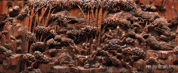 &ldquo;清乾隆黄杨雕香山九老图大画筒&rdquo;赏析