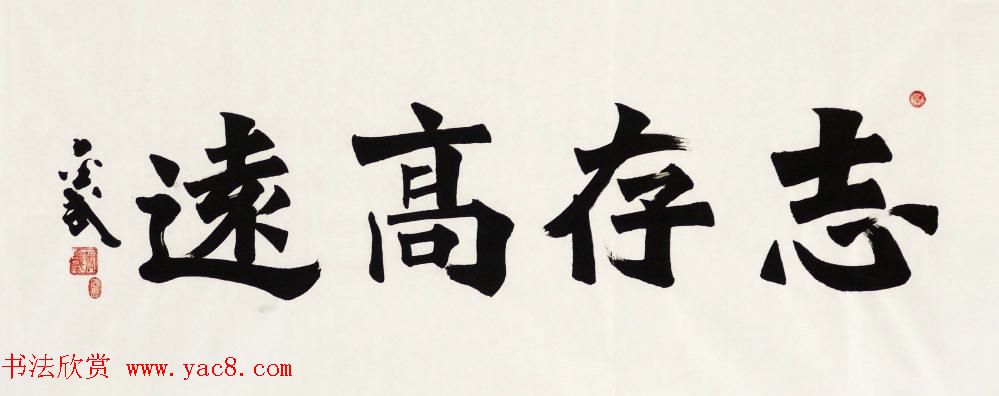 书法专辑:志存高远书法图片欣赏
