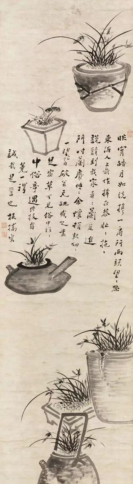 郑板桥画兰，画的是兰花的骨头！